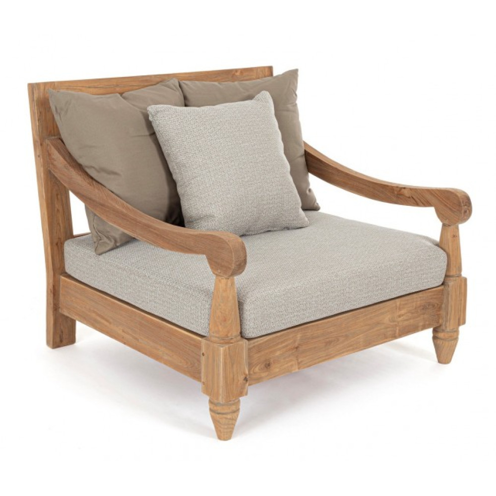 Homemotion КРІСЛО BALI NATURAL W-CUSH - FSC