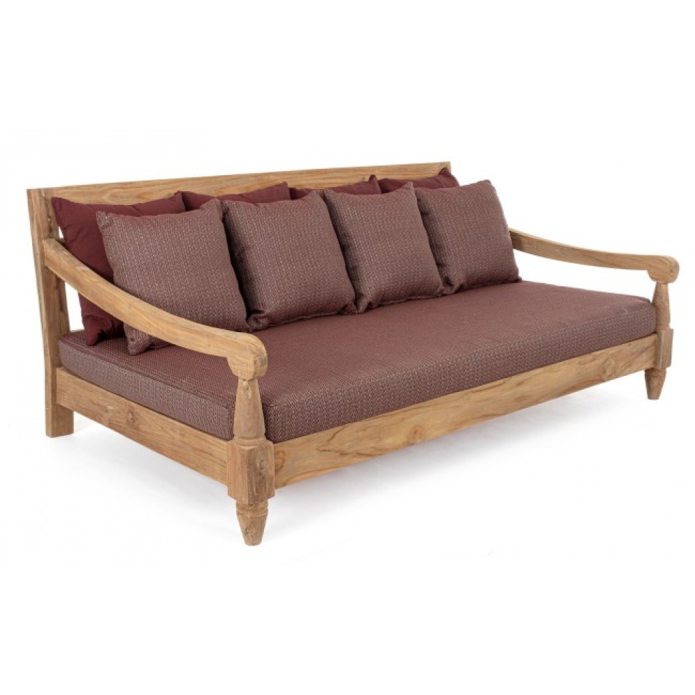 Homemotion BALI WINE DAYBED W-CUSH - FSC