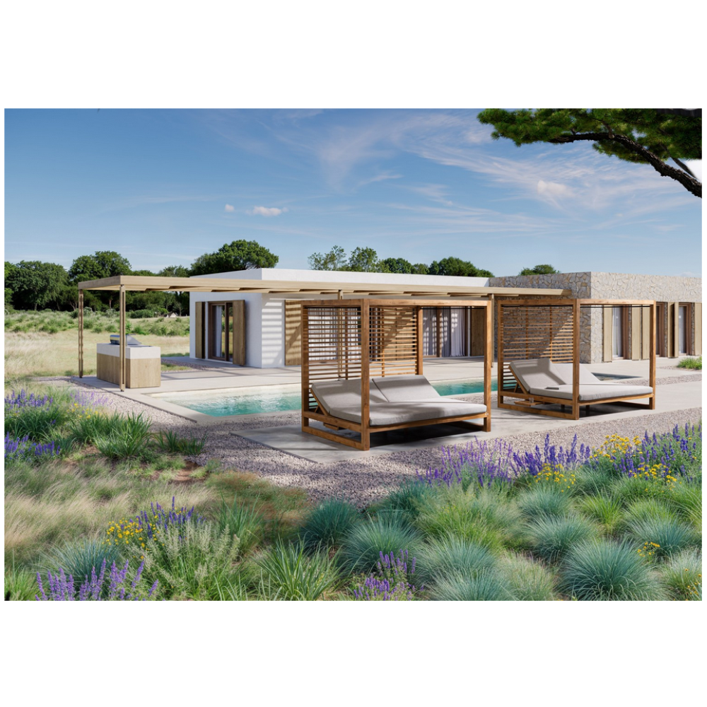 Homemotion HONOLULU DAYBED W-CUSH - FSC