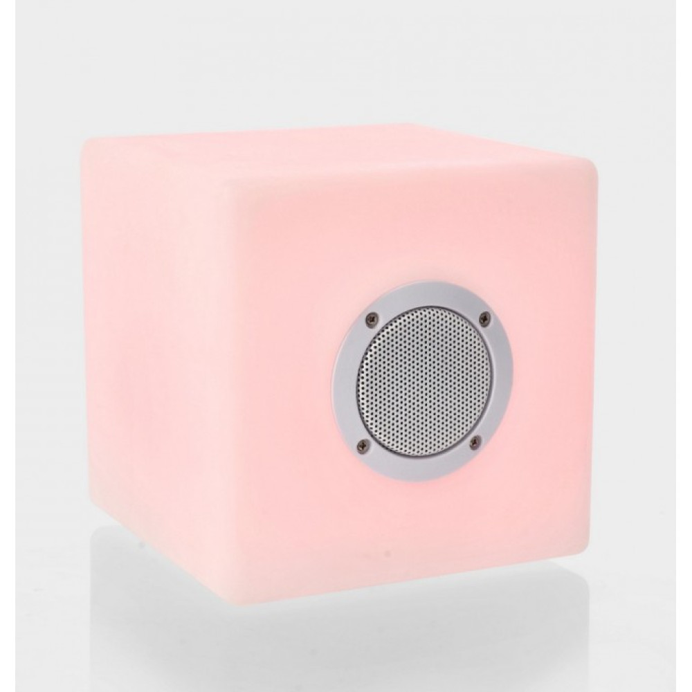 Bizzotto PE CUBE SPEAKER LED LAMP 20X20 Bizzotto PE CUBE SPEAKER LED LAMP 20X20