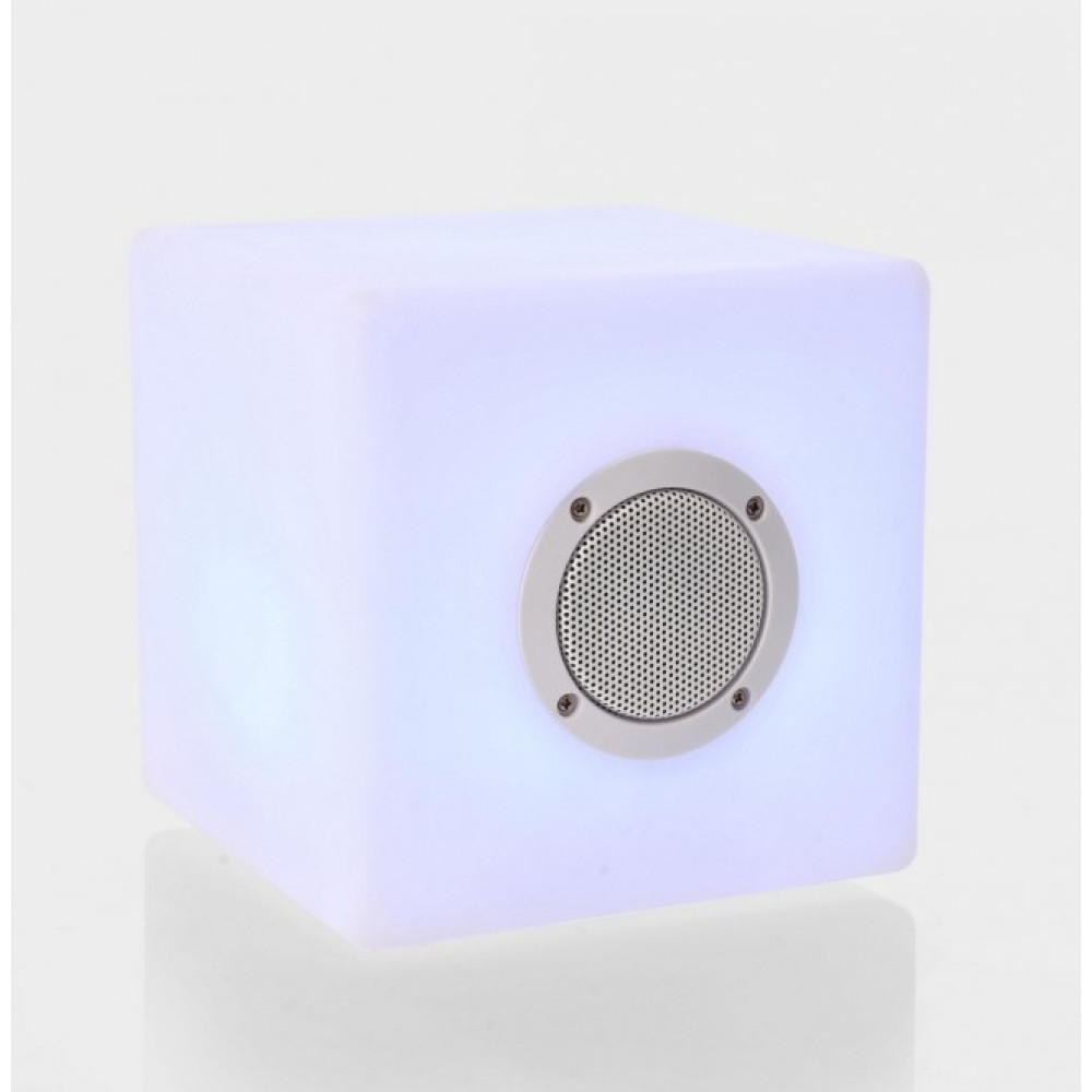 Bizzotto PE CUBE SPEAKER LED LAMP 20X20 Bizzotto PE CUBE SPEAKER LED LAMP 20X20