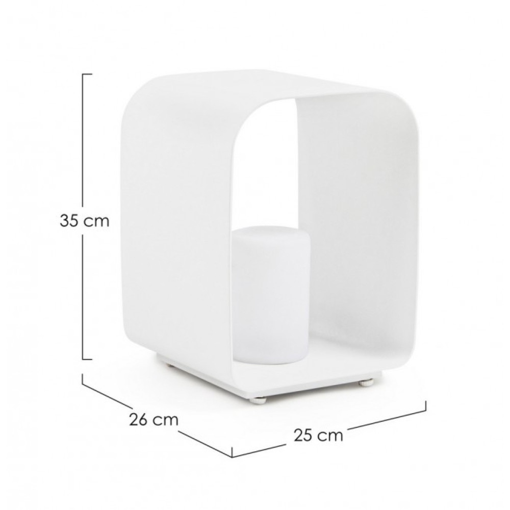 Bizzotto RIDLEY WHITE YK11 LED ЛАМПА W-ЛАМПА H. H35 Bizzotto RIDLEY WHITE YK11 LED ЛАМПА W-ЛАМПА H. H35