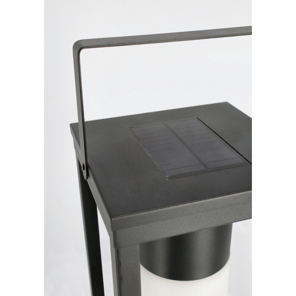 Bizzotto СОНЯЧНИЙ КВАДРАТ ЧОРНИЙ СВІТЛОДІОДНИЙ ЛАМПА W-РУЧКА H38