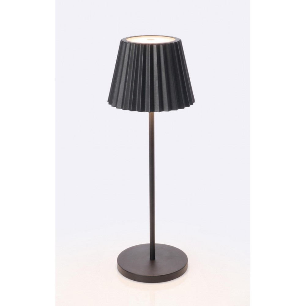 Bizzotto НАСТІЛЬНА ЛАМПА ARTIKA BLACK LED H36 Bizzotto НАСТІЛЬНА ЛАМПА ARTIKA BLACK LED H36