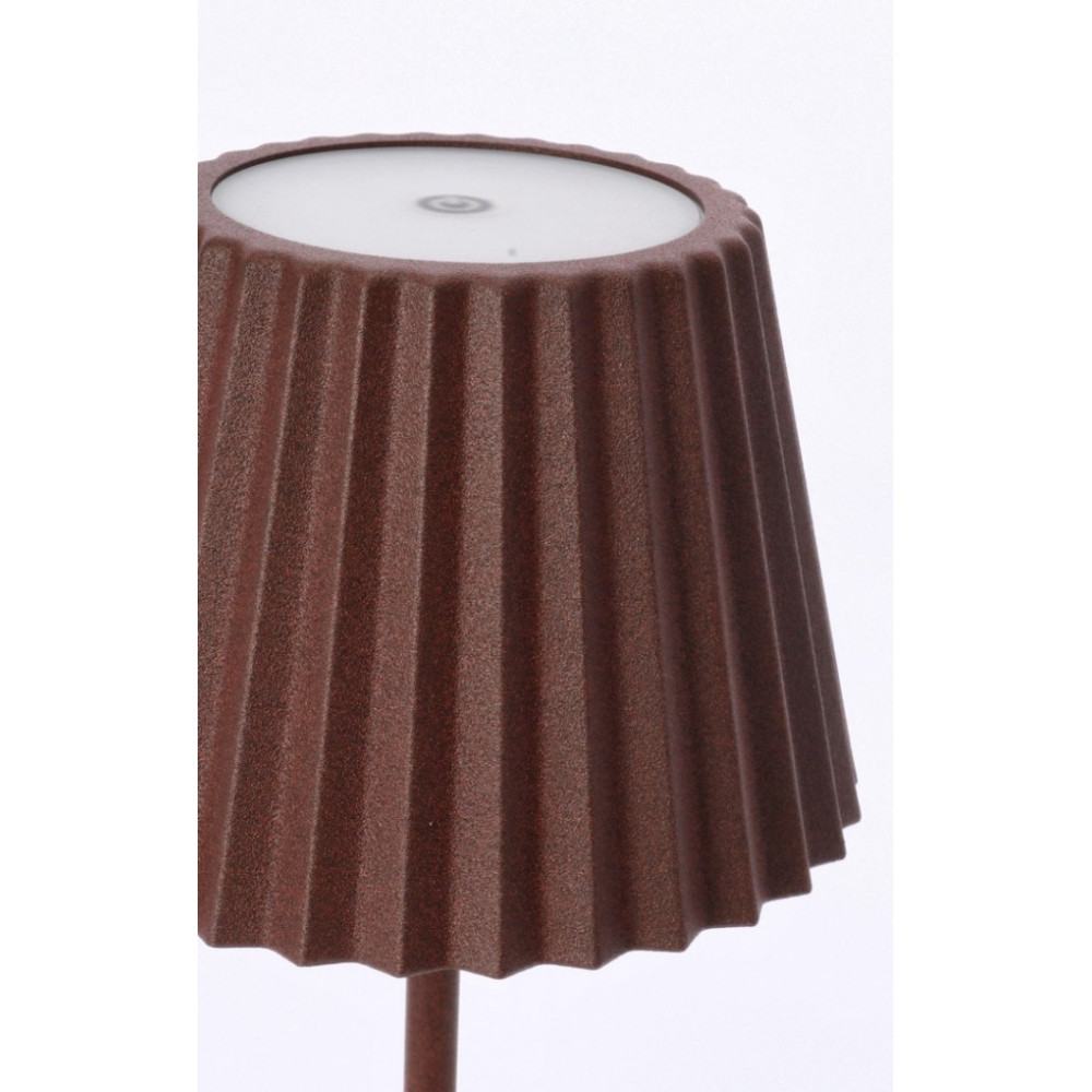 Bizzotto НАСТІЛЬНА СВІТЛОДІОДНА ЛАМПА ARTIKA КОРИЧНЕВА H36