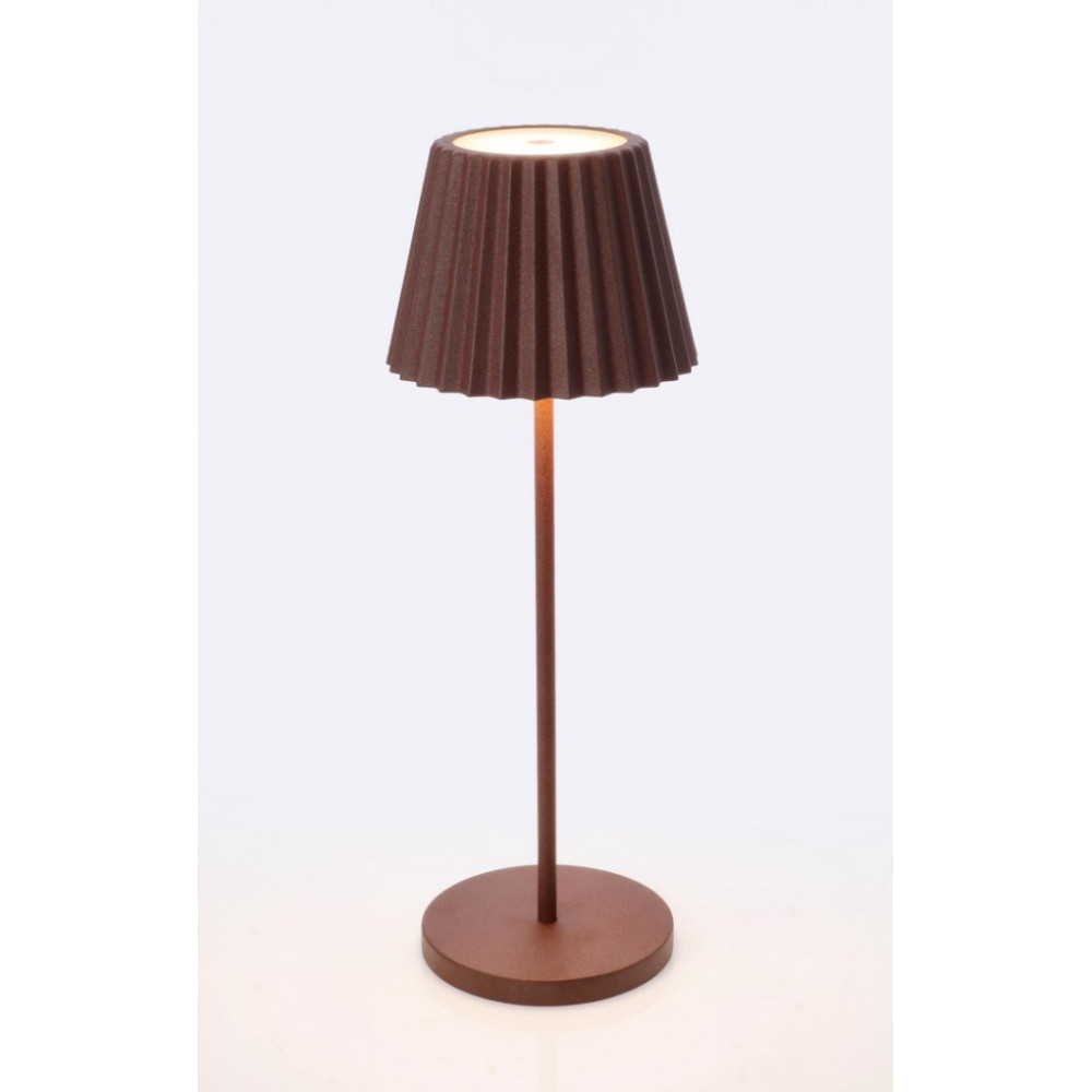 Bizzotto НАСТІЛЬНА СВІТЛОДІОДНА ЛАМПА ARTIKA КОРИЧНЕВА H36 Bizzotto НАСТІЛЬНА СВІТЛОДІОДНА ЛАМПА ARTIKA КОРИЧНЕВА H36