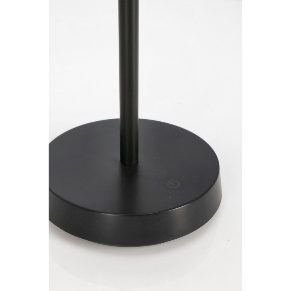 Bizzotto НАСТІЛЬНА СВІТЛОДІОДНА ЛАМПА CARAL BLACK H36,5 Bizzotto НАСТІЛЬНА СВІТЛОДІОДНА ЛАМПА CARAL BLACK H36,5