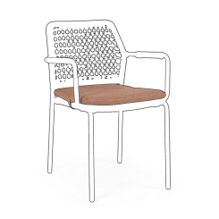 Bizzotto RAJADA RAME CUSHION