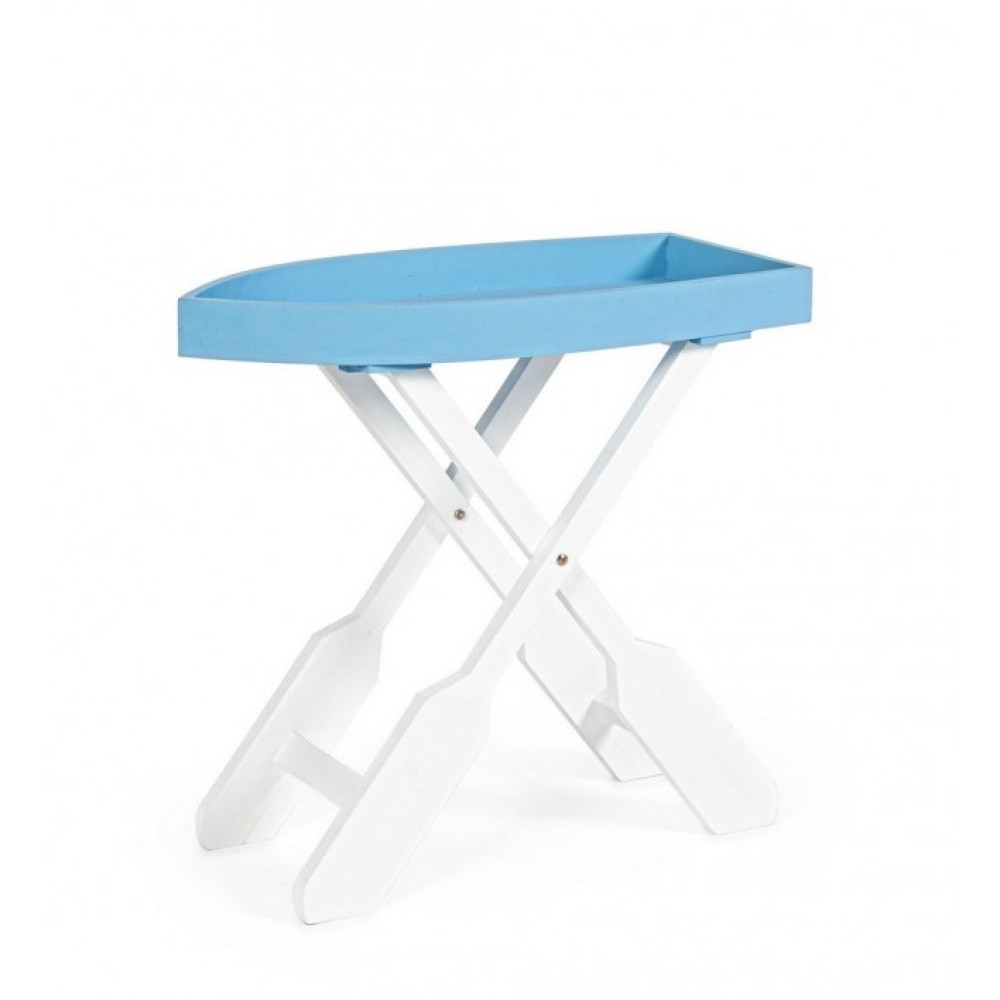 Yes GOZZO WHITE-L.BLUE РОЗКЛАДНИЙ СТІЛ М